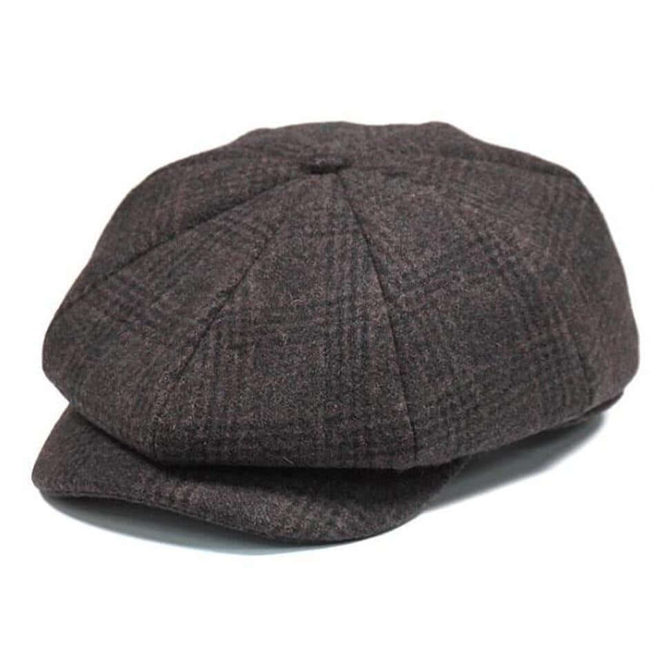 Casquette Peaky Blinders Marron Carreau Thomas Shelby