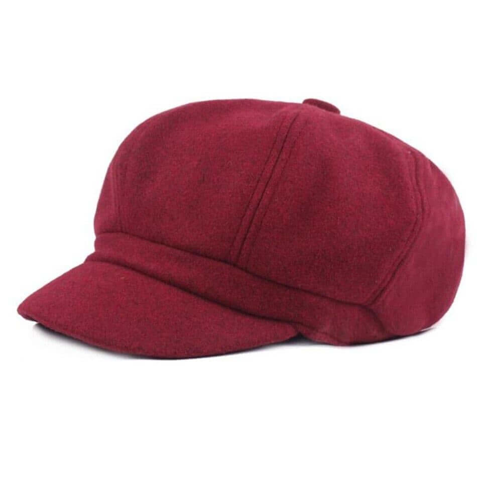 Casquette Peaky Blinders Rouge Femme Thomas Shelby