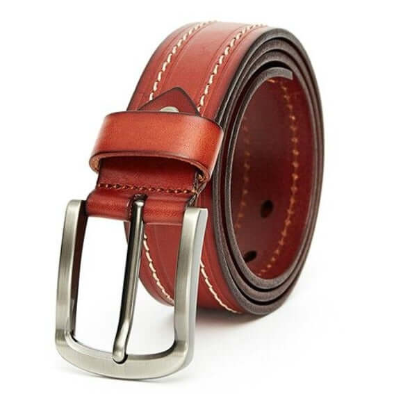 Ceinture Peaky Blinders Brun Orangé Thomas Shelby 100CM