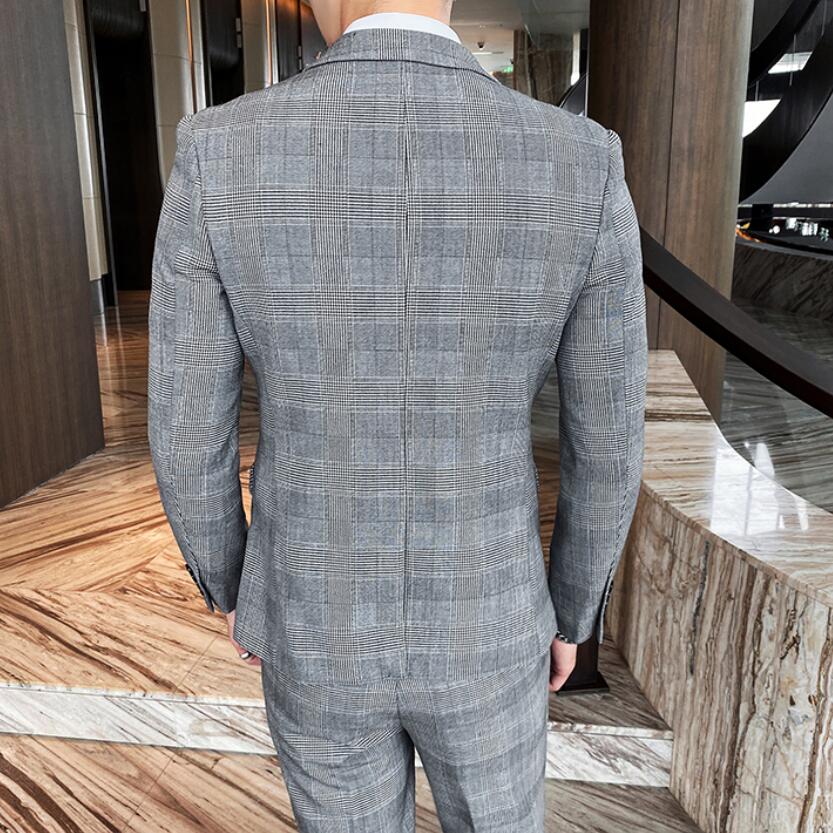 Costume à Carreaux Chic Gris Thomas Shelby