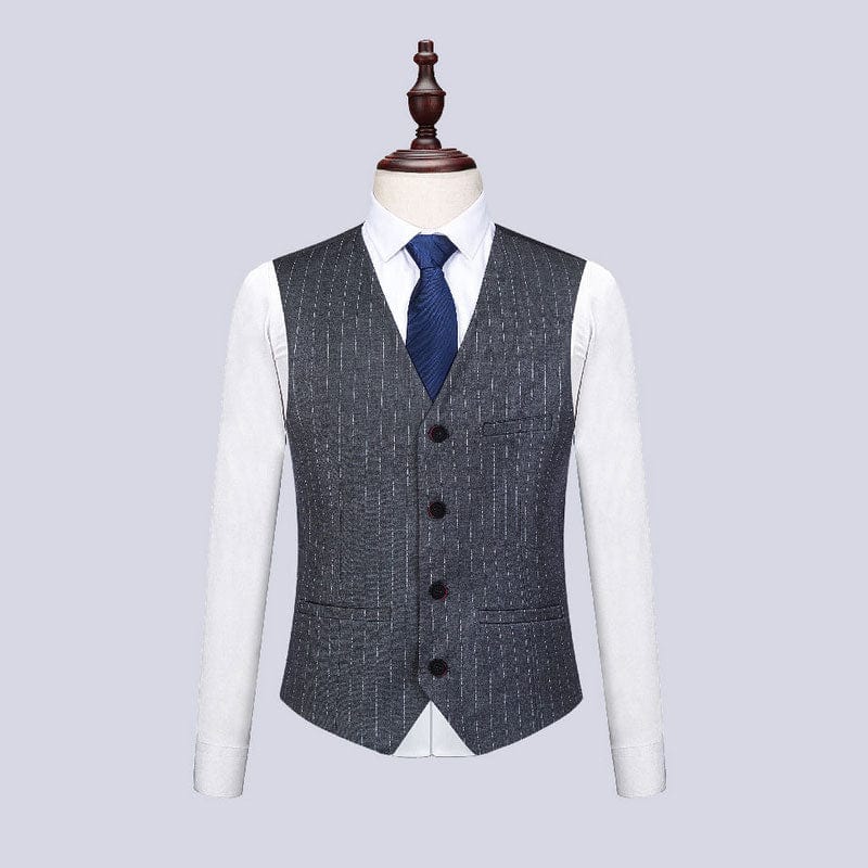 Costume Peaky Blinders Gris Rayure Thomas Shelby