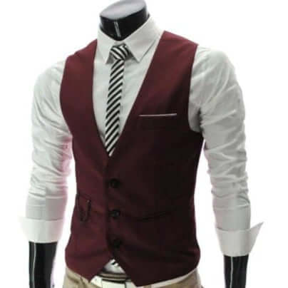 Gilet Peaky Blinders Rouge Thomas Shelby XS