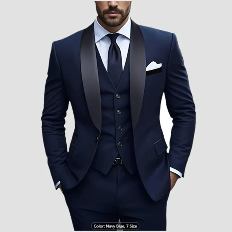 Traje Arthur azul marino