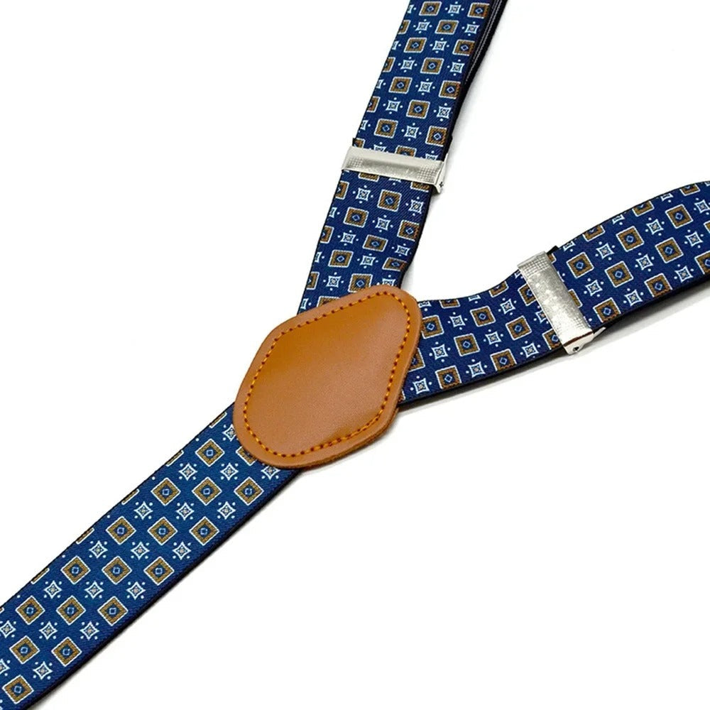 Bretelle Peaky Blinders blu vintage