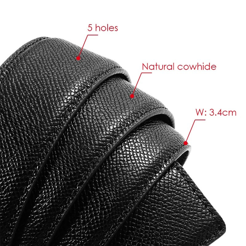 Cinturón (estilo) Peaky Blinders Negro