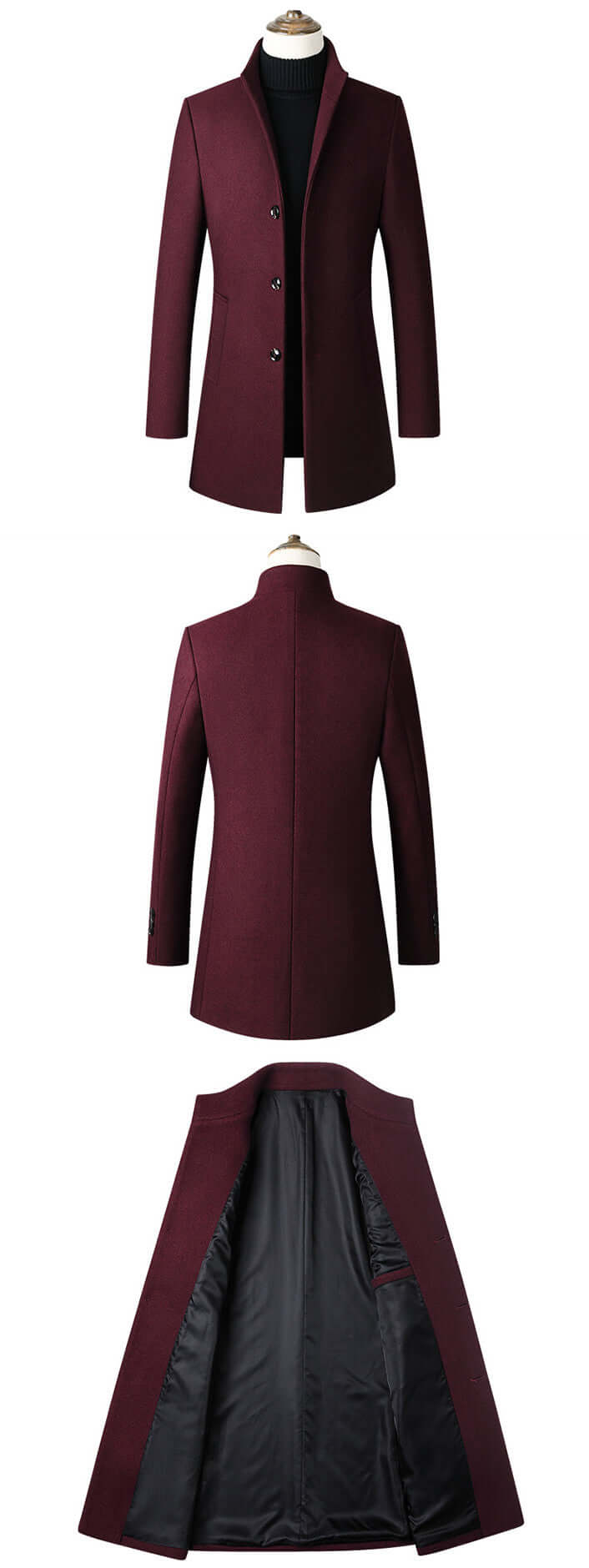 Manteau Long Rouge Thomas Shelby