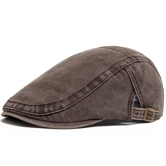 Cappellino con motivo check vintage Peaky Blinders